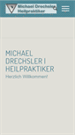 Mobile Screenshot of heilpraktiker-drechsler.de